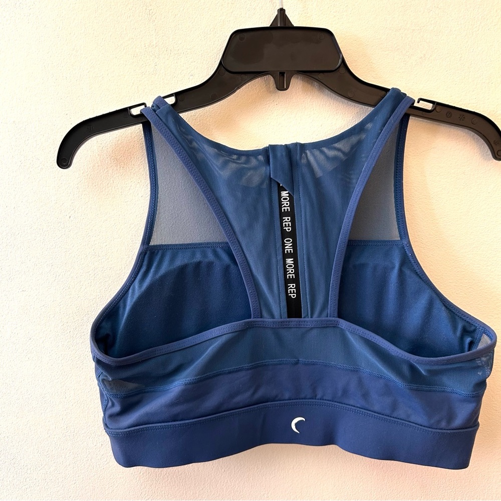 Zyia blue All Star One More Rep padded Sports Bra size XL - Picture 10 of 10